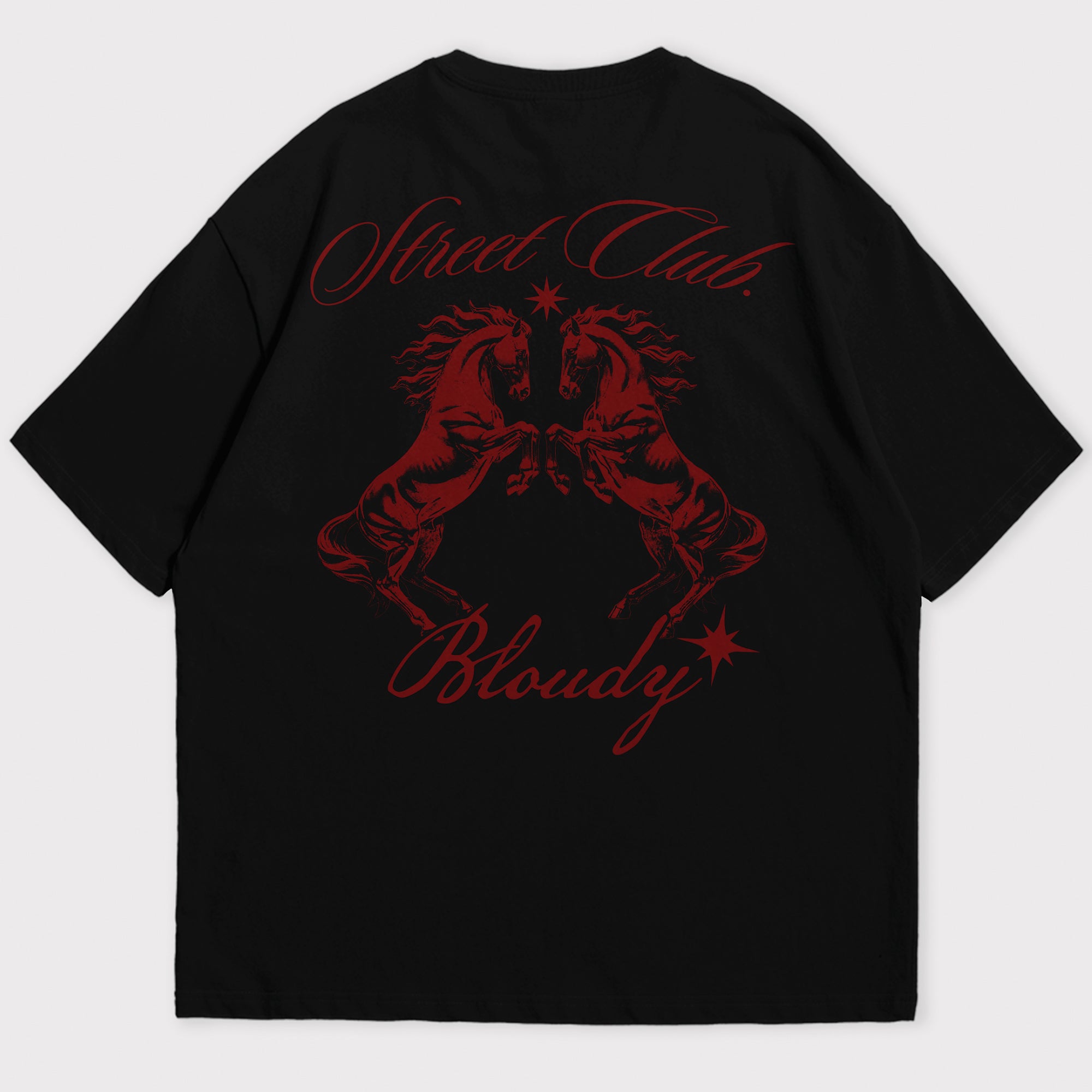 Bloudy Horses Tee Black