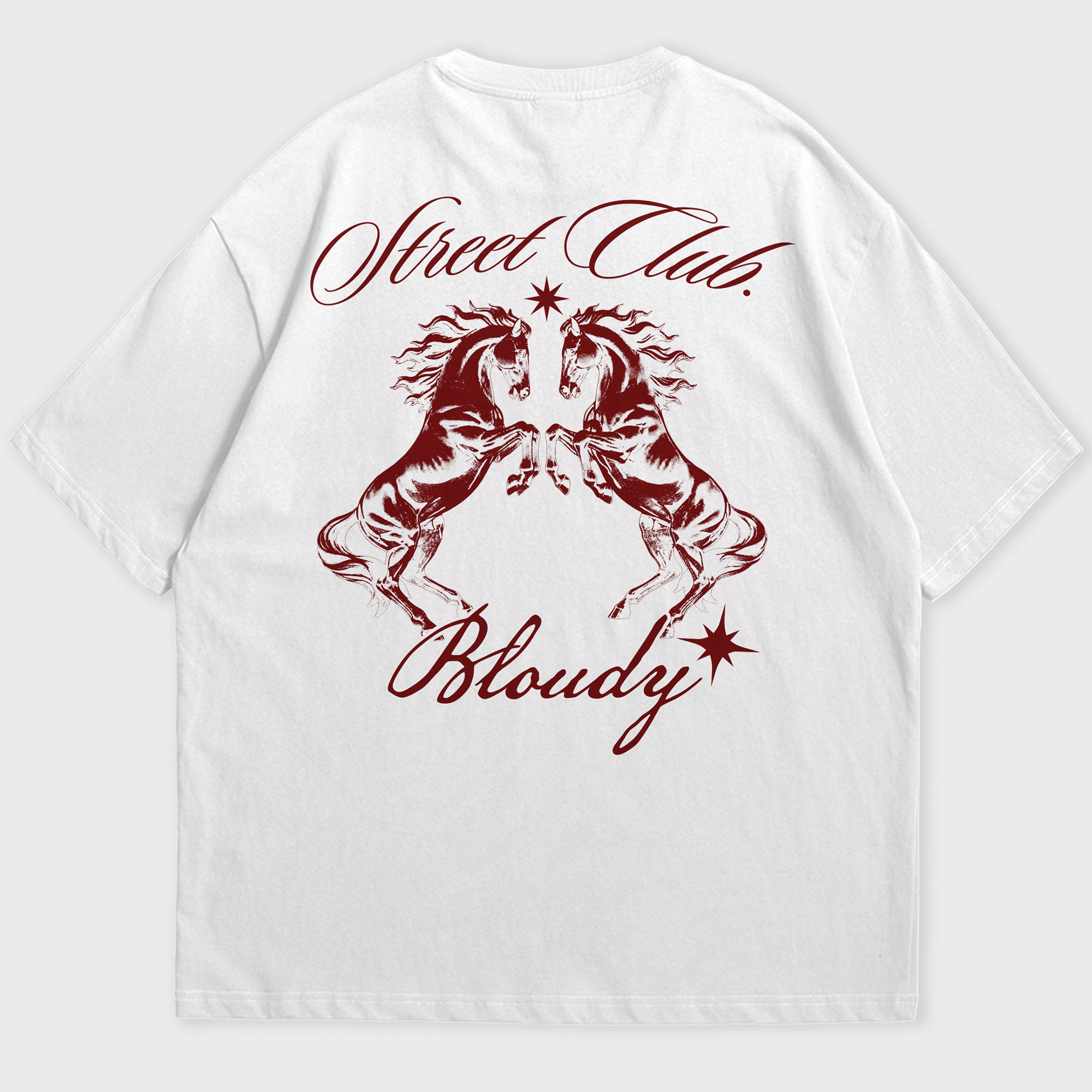 Bloudy Horses Tee White