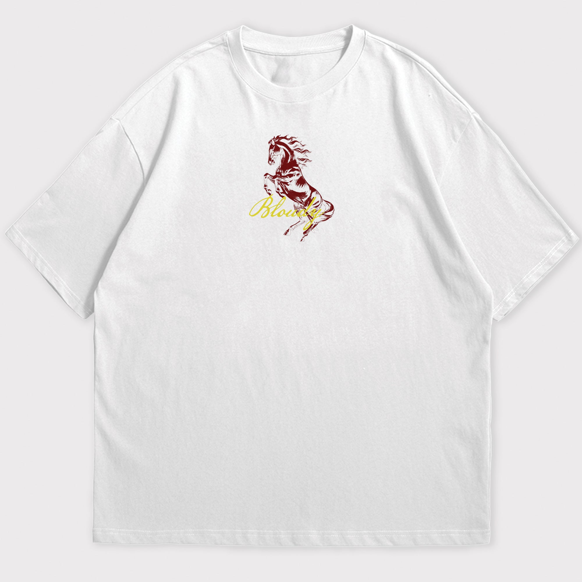 Bloudy Horses Tee White