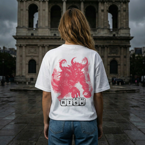 Bet On Risk Tee White